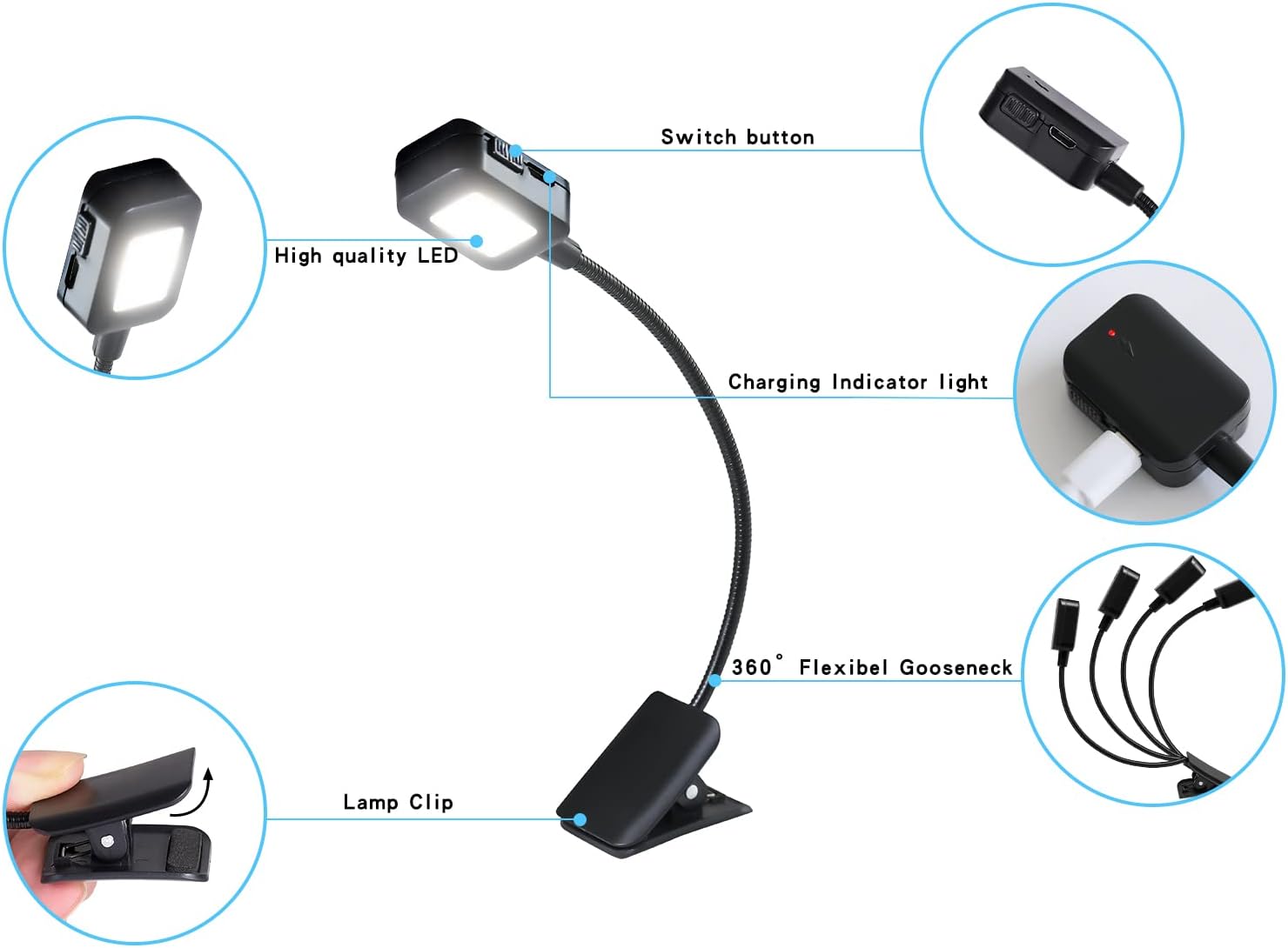 Book Light (Rechargeable)